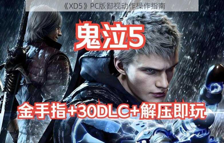 《XD5》PC版鄙视动作操作指南